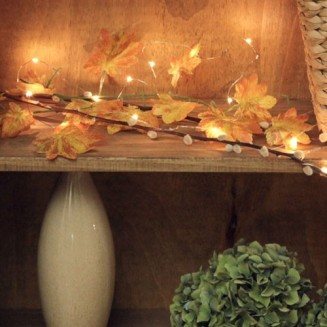 DRUCIK świetlny microLED na baterie 2m 20ledów