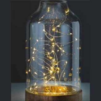 DRUCIK świetlny microLED na baterie 2m 20ledów