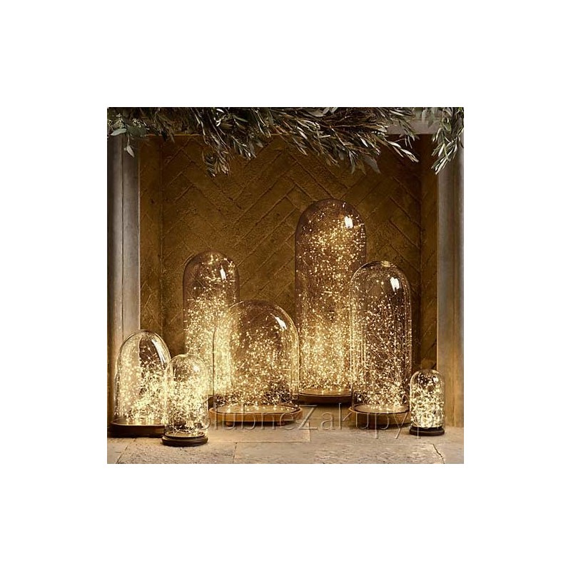 DRUCIK świetlny microLED na baterie 5m 50ledów