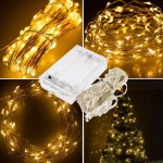 DRUCIK świetlny microLED na baterie 5m 50ledów