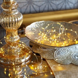 DRUCIK świetlny microLED na baterie 5m 50ledów