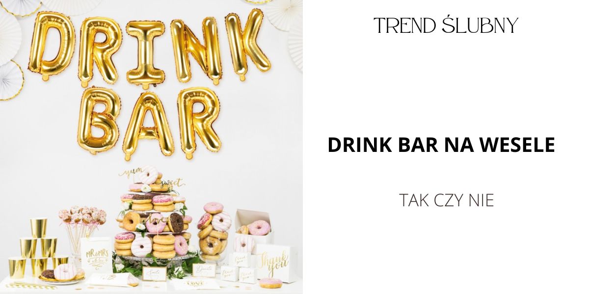 Drink bar, barman na weselu – tak czy nie.