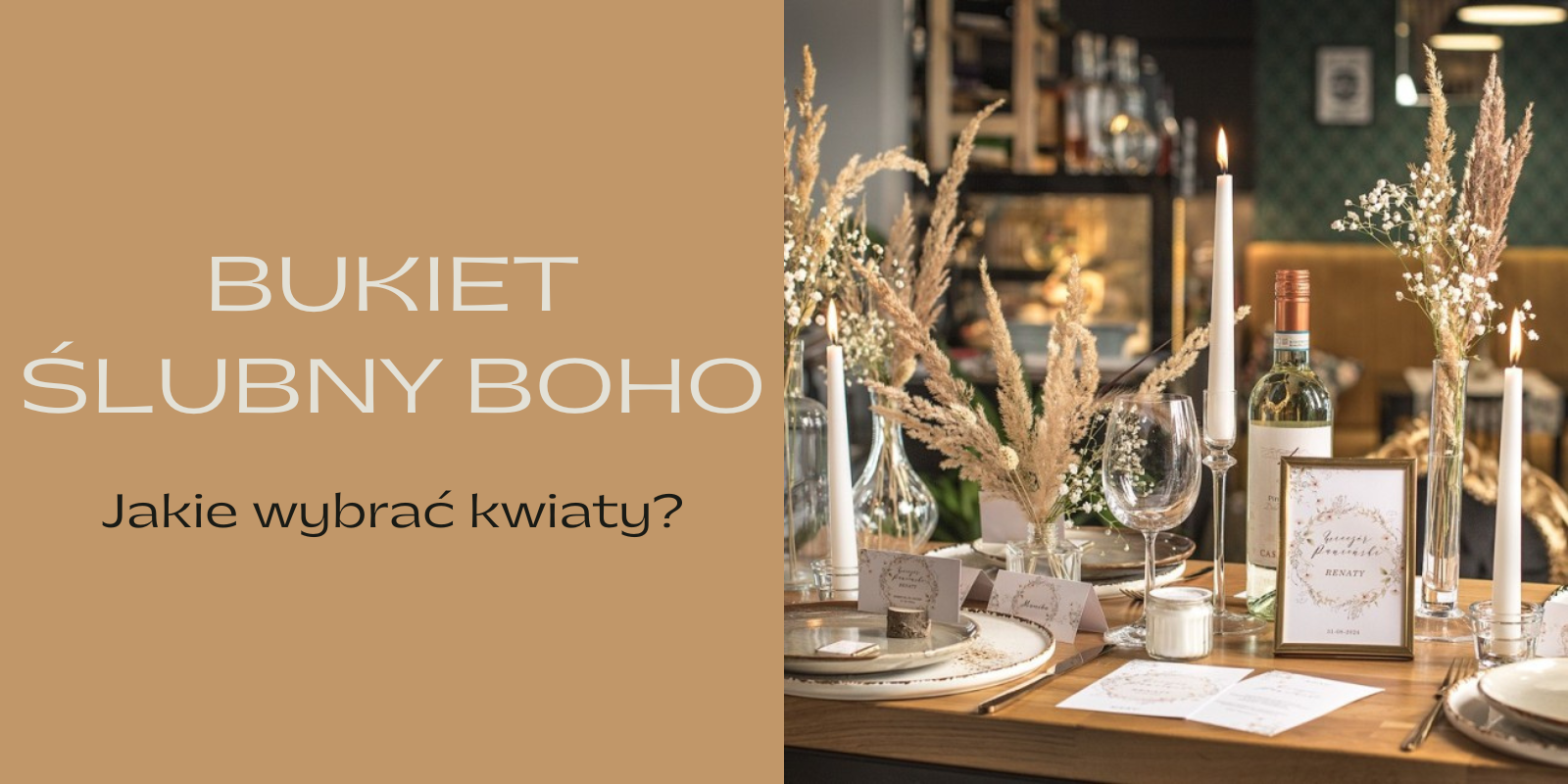 Bukiet ślubny boho - jakie wybrać kwiaty?
