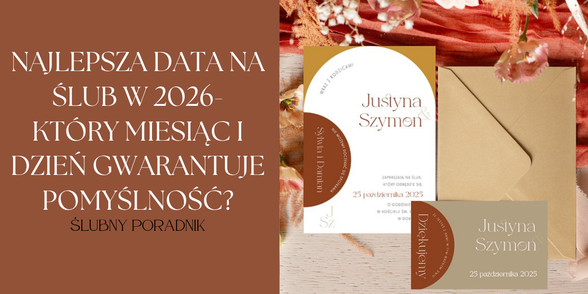 Najlepsza data na ślub w 2026- Który miesiąc i dzień gwarantuje pomyślność?