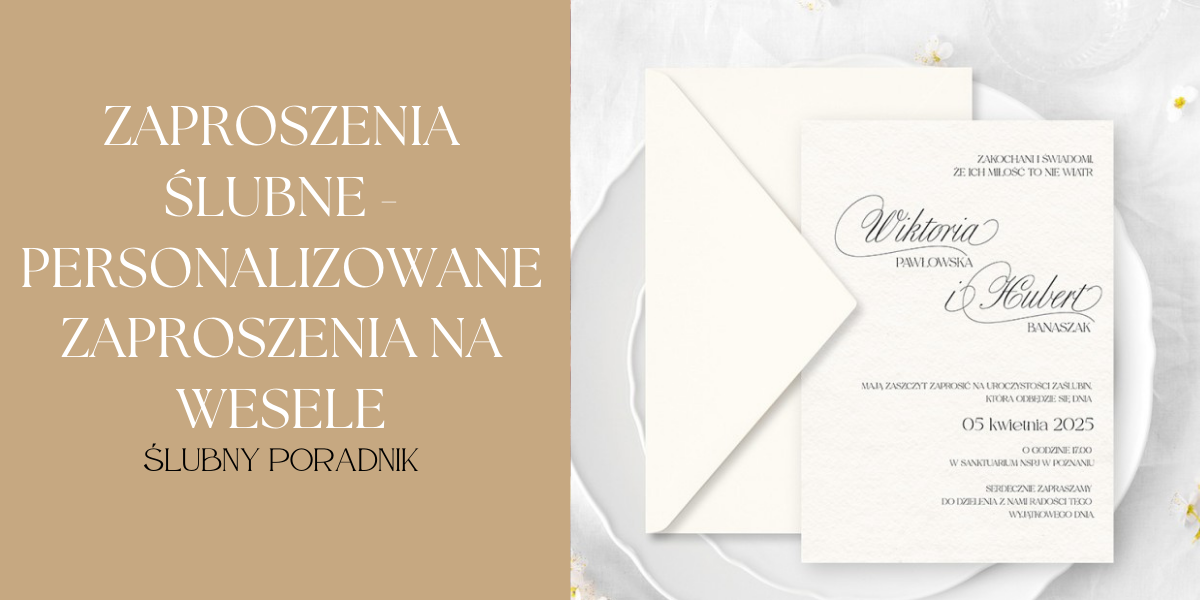 Zaproszenia Ślubne - Personalizowane Zaproszenia na Wesele