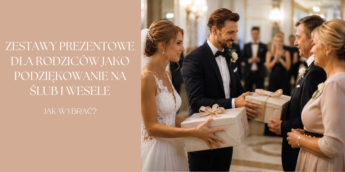 Jakie zestawy prezentowe dla rodziców jako podziękowanie na ślub i wesele wybrać?